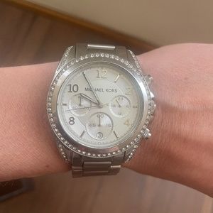 Michael Kors oversized watch with Crystal face